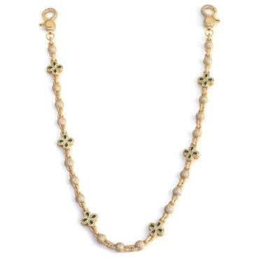 Unisex Full Zircon Clover Ball Chain | Luxury Waist Chain & Pants Link | Iced Out Hip Hop Jewelry | Caratix - CaratixJewelry