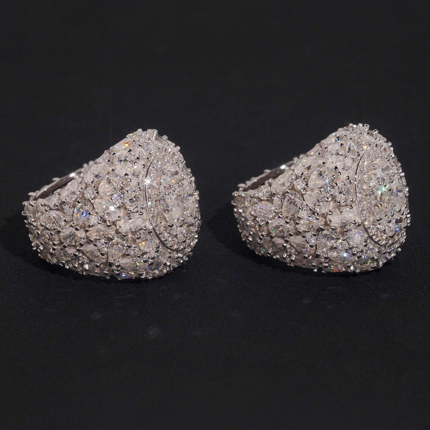 Men’s Moissanite Hip Hop Ring | S925 Silver Full Iced Out Fashion Jewelry - CaratixJewelry