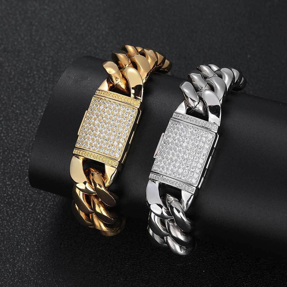 Miami Cuban Link Stainless Steel Bracelet | Caratix Jewelry - CaratixJewelry