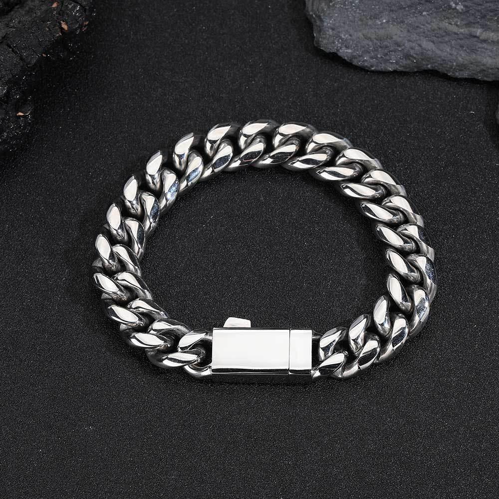 Stainless Steel Cuban Link Chain for Men | Caratix Jewelry - CaratixJewelry