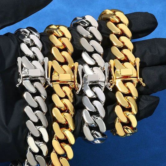 Polished Cuban Link Hip Hop Jewelry Bracelet for Men | Caratix Jewelry - CaratixJewelry