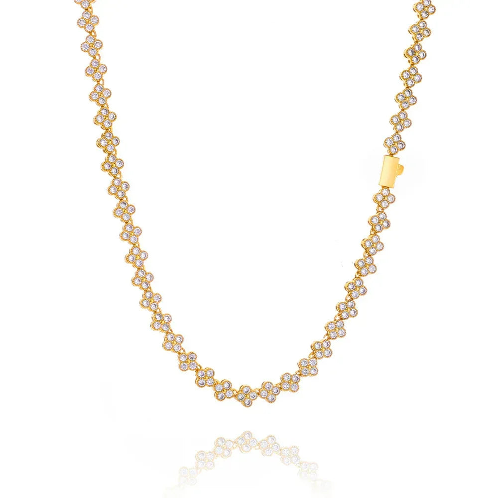 7mm Iced Out Chain Zircon Hip Hop Iced Out Jewelry Necklace for Men | Caratix Jewelry - CaratixJewelry