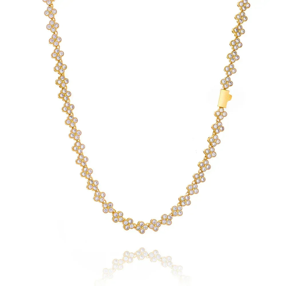 7mm Iced Out Chain Zircon Hip Hop Iced Out Jewelry Necklace for Men | Caratix Jewelry - CaratixJewelry