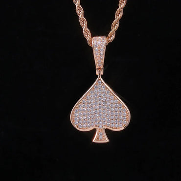 Heart Zircon Custom Chain Pendant Hip Hop Necklace for Men & Women | Caratix Jewelry - CaratixJewelry