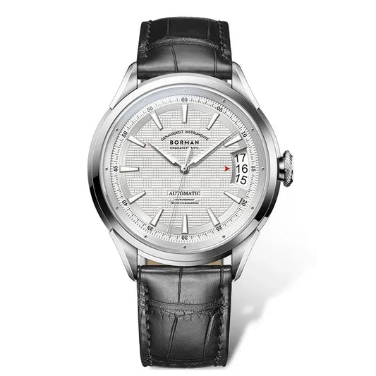 Luxury 43.5mm Men's Automatic Watch | Vintage Mechanical 5Bar Waterproof Clock | Sapphire Mirror Iced Out Watch | 2026 New Business Luminous Timepiece | Caratix - CaratixJewelry