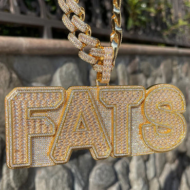 Baguette Edition Iced Out Personalized Custom Name Necklace Pendant - Luxury Custom Jewelry - CaratixJewelry