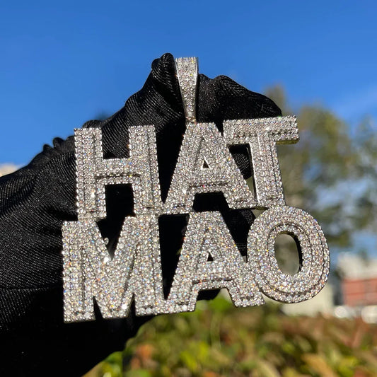 Tennis and Shine Iced Out Personalized Custom Name Necklace Pendant - Luxury Custom Jewelry - CaratixJewelry