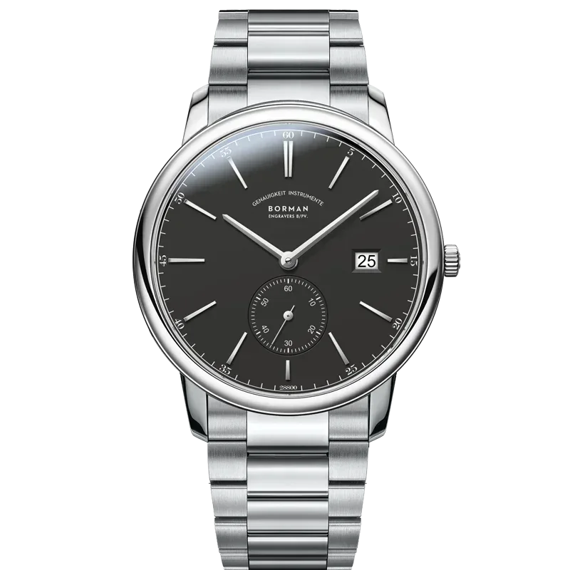 Luxury Men's Automatic Mechanical Watch | Rose Gold Case Sub-Dial Sport Clock | Genuine Leather Iced Out Watch | 2026 High Quality Gentleman's Gift | Caratix - CaratixJewelry