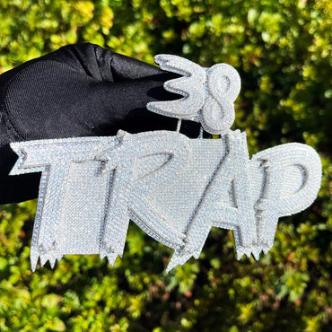 Customizable Bail Supreme Iced Out Personalized Custom Name Necklace Pendant – Luxury Hip Hop Jewelry for Men & Women - CaratixJewelry