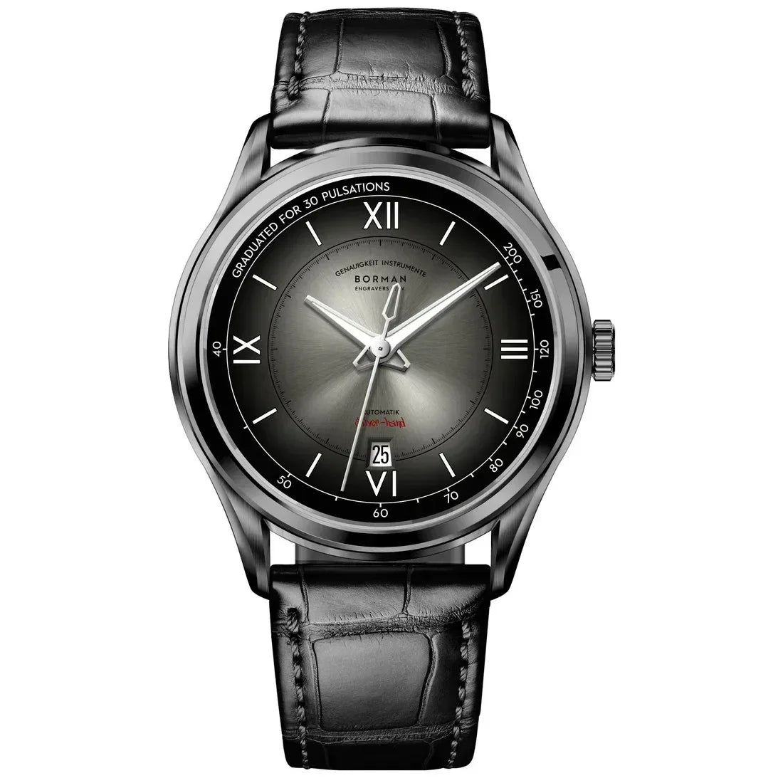 Luxury Men's Automatic Watch | Mechanical Gradient Dial Iced Out Watch | 2026 Fashion Waterproof Sapphire Wristwatch | Auto Date Male Dress Clock | Caratix - CaratixJewelry