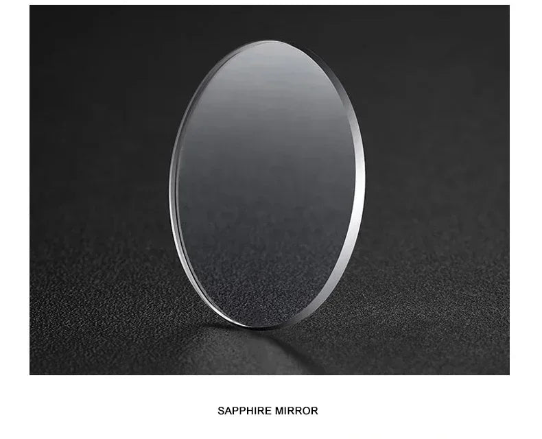 Luxury 43.5mm Men's Automatic Watch | Vintage Mechanical 5Bar Waterproof Clock | Sapphire Mirror Iced Out Watch | 2026 New Business Luminous Timepiece | Caratix - CaratixJewelry