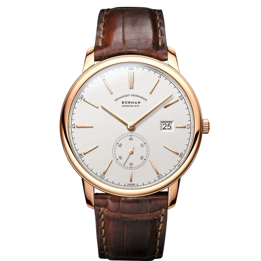 Luxury Men's Automatic Mechanical Watch | Rose Gold Case Sub-Dial Sport Clock | Genuine Leather Iced Out Watch | 2026 High Quality Gentleman's Gift | Caratix - CaratixJewelry