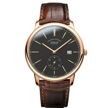 Luxury Men's Automatic Mechanical Watch | Rose Gold Case Sub-Dial Sport Clock | Genuine Leather Iced Out Watch | 2026 High Quality Gentleman's Gift | Caratix - CaratixJewelry