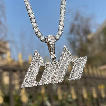 Luxury Font VVS Iced Out Personalized Custom Name Necklace Pendant - Premium Custom Jewelry - CaratixJewelry