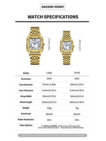 Luxury Fashion Couple's Watches | Stainless Steel Iced Out Watch Set for Men & Women | Matching Quartz Timepieces | Carati - CaratixJewelry