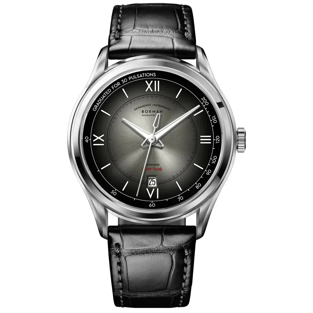 Luxury Men's Automatic Watch | Mechanical Gradient Dial Iced Out Watch | 2026 Fashion Waterproof Sapphire Wristwatch | Auto Date Male Dress Clock | Caratix - CaratixJewelry