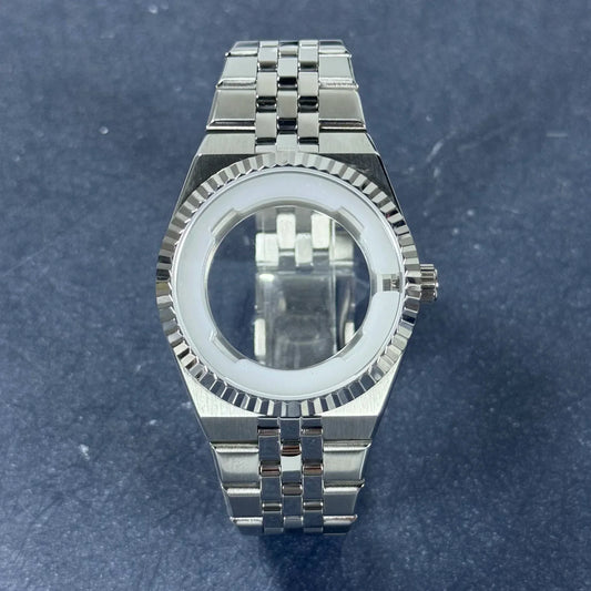 40mm Land-Dweller Watch Case & Strap Set | 316L Stainless Steel 15ATM Waterproof | Sapphire Glass Mod Part for NH35 Miyota 8215 | Caratix - CaratixJewelry