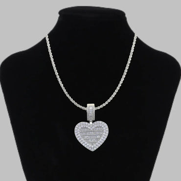 Openable Heart-Shaped Photo Pendant – Custom Jewelry for Men & Women - CaratixJewelry