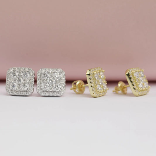 3mm VVS S925 Silver Moissanite Look Stud Earrings - CaratixJewelry