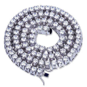 CARÁTIX 10mm Gold Iced Out CZ Tennis Chain Choker Necklace - CaratixJewelry