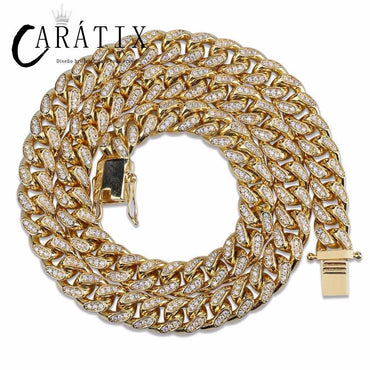 10MM Miami Cuban Chain Necklac - CaratixJewelry