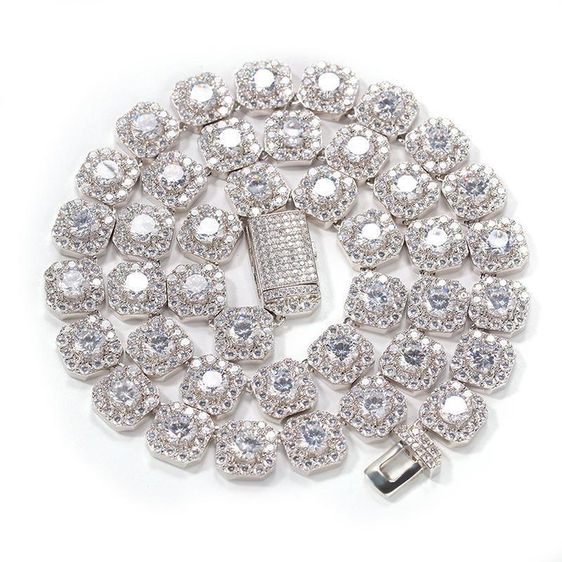 CARÁTIX 12.5mm Iced Out CZ Tennis Link Chain Bracelet & Necklace - CaratixJewelry