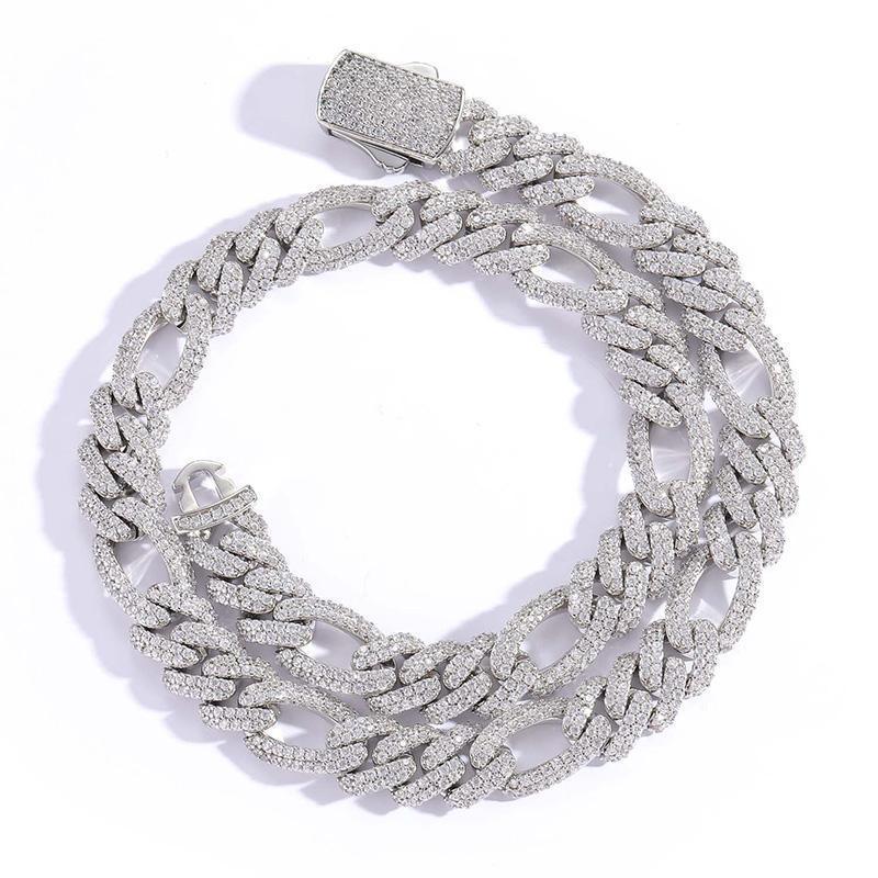 CARÁTIX 12mm 3:1 Cuban Chain 2-Row CZ - CaratixJewelry