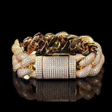 CARÁTIX – 14mm Miami Cuban Chunky Link Chain Necklace | Box Clasp CZ Bling Hip Hop Jewelry for Women - CaratixJewelry