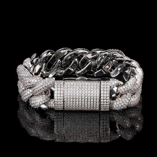 CARÁTIX – 14mm Miami Cuban Chunky Link Chain Necklace | Box Clasp CZ Bling Hip Hop Jewelry for Women - CaratixJewelry