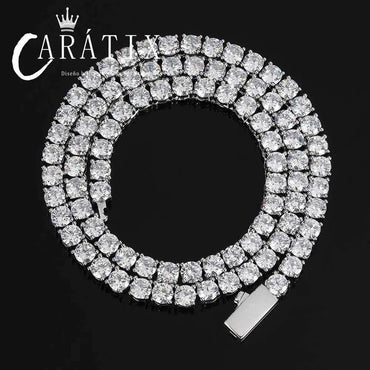 CARÁTIX - 1/8/K golden Chain Jewelry Tennis Choker Necklace Mens Cubic Zirconia Tennis Chain For Women Luxury Jewelry Valentine's Day Gift for Men & Girls & Boys Mothers' Day Gift #Springtok - CaratixJewelry