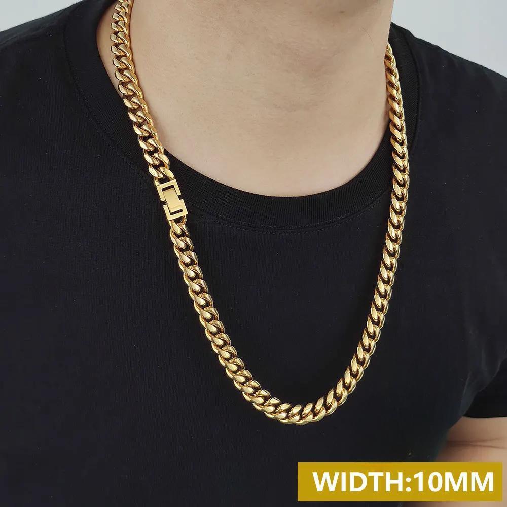 CARÁTIX – 2024 Hip Hop Miami Cuban Link Chain Necklace | Iced Out Jewelry for Men & Women, Street Style Fashion - CaratixJewelry