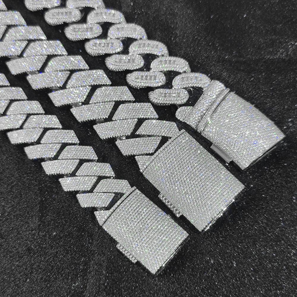 CARÁTIX 29mm Rectangle CZ Cuban Chain - CaratixJewelry