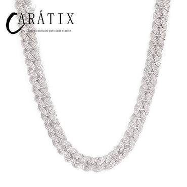 CARÁTIX 8mm Round Cuban Chain | 5A+ CZ Iced Out Hip Hop Necklace for Men & Women - CaratixJewelry