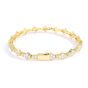 CARÁTIX Cross Tennis Chain Necklace – Lead- & Nickel-Free CZ Bling Unisex Jewelry for Men & Women - CaratixJewelry