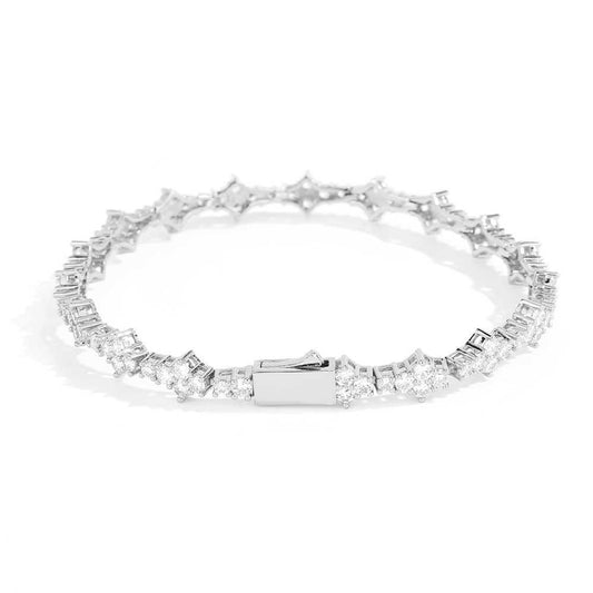 CARÁTIX Cross Tennis Chain Necklace – Lead- & Nickel-Free CZ Bling Unisex Jewelry for Men & Women - CaratixJewelry