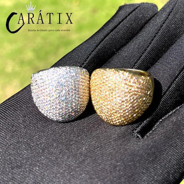 CARÁTIX Hip Hop Ring | Real Electroplating High Quality Fashion Jewelry for Men - CaratixJewelry