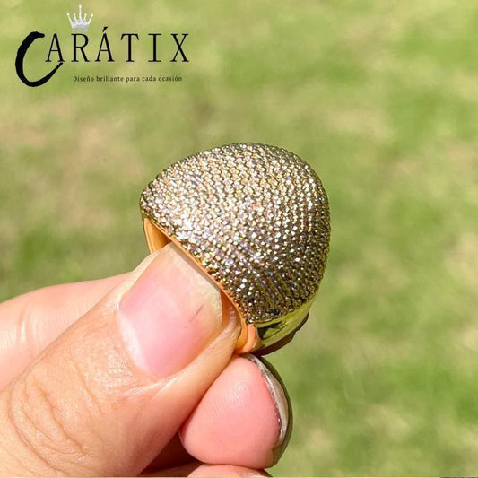 CARÁTIX Hip Hop Ring | Real Electroplating High Quality Fashion Jewelry for Men - CaratixJewelry