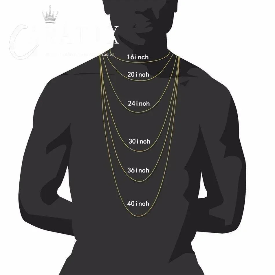 CARÁTIX Iced Out CZ Cross Pendant Link Chain Necklace for Men - CaratixJewelry