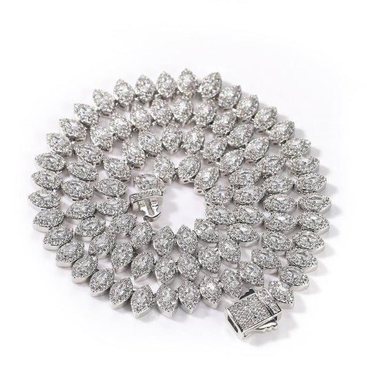 CARÁTIX Iced Out CZ Eyes Link Chain Necklace for Men & Women - CaratixJewelry