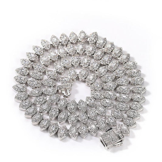 CARÁTIX Iced Out CZ Eyes Link Chain Necklace for Men & Women - CaratixJewelry