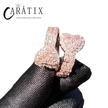 CARÁTIX Open Love Ring | Adjustable Electroplated Hip Hop Fashion Jewelry for Men & Women - CaratixJewelry