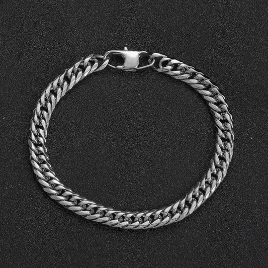 CARÁTIX Stainless Steel Cuban Link Chain Necklace – PVD Plated 7mm/9mm High Polish Miami Hip Hop Jewelry for Men - CaratixJewelry