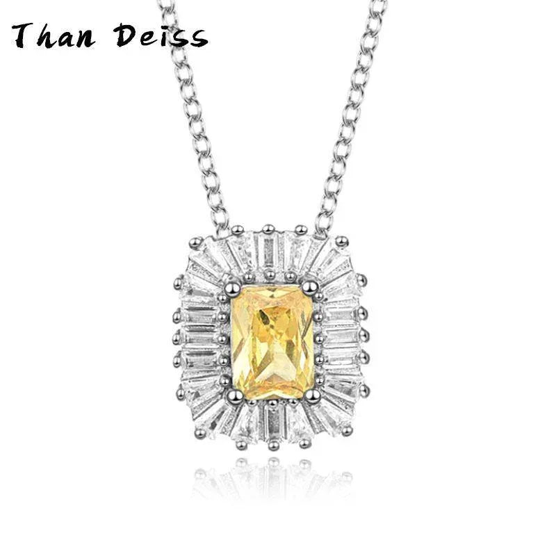 s925 Silver Jewelry Moissanite Necklace & Earrings - CaratixJewelry