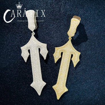 Hip Hop Sword Pendant Necklace for Men | Zircon Copper Jewelry - CaratixJewelry