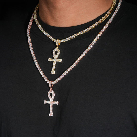 S925 Silver Moissanite Letter Pendant – Unisex Hip-Hop Style, Trendy Jewelry - CaratixJewelry