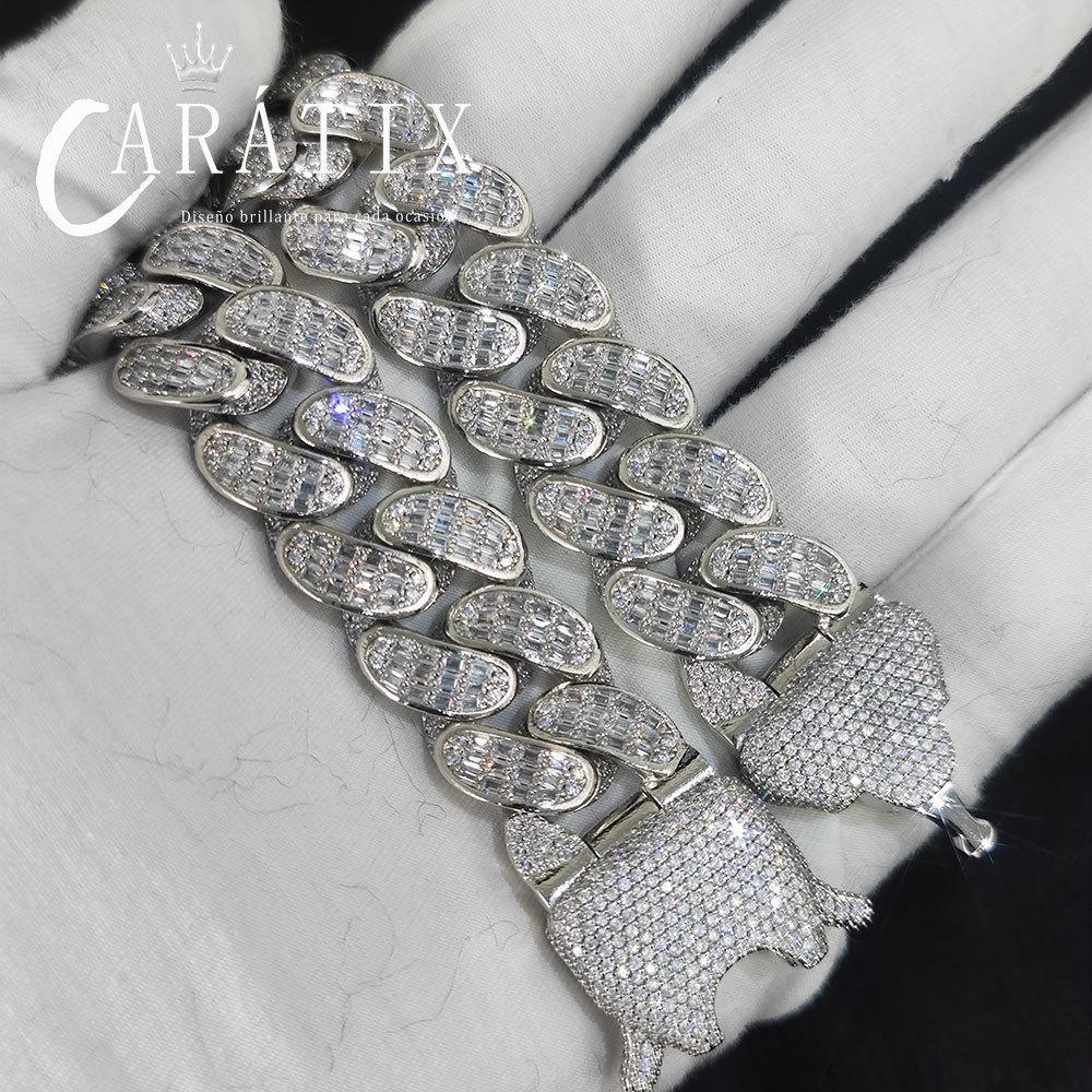 18mm 3-Row Cuban Chain | Iced Out CZ Hip-Hop Jewelry – CARÁTIX - CaratixJewelry