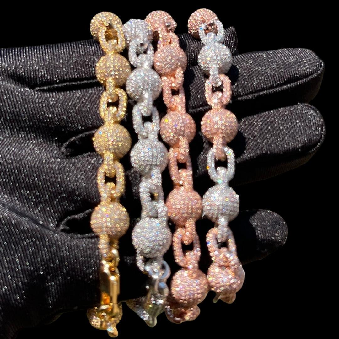CARATIX iced out tennis-style bracelet used to explain wrist measurement and bracelet fit