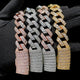 CARATIX 13mm iced out bracelet shown for a clasp and link pre-wear check