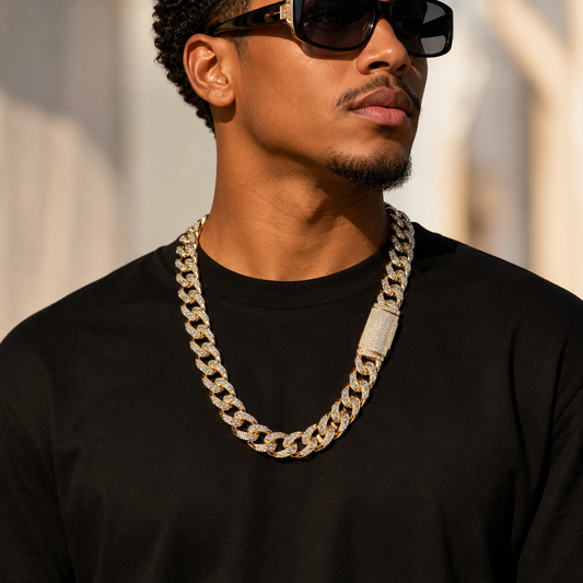 The Spectacle of Streetwear: Why the 16mm Eyeglass Link Cuban Chain is 2026’s Ultimate Avant-Garde Flex