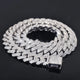 CARÁTIX Double Row Iced Out Cuban Chain Necklace in 8mm, 10mm & 12mm - CaratixJewelry